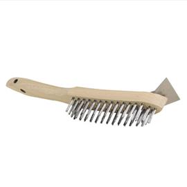 Hill Brush - Trade Wire Brush with Scraper
