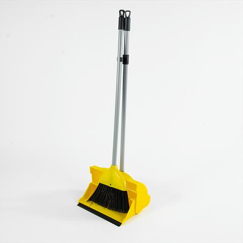 Lobby Dustpan & Brush - YELLOW