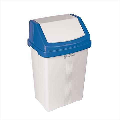 Swing Bin & Lid 50L - BLUE
