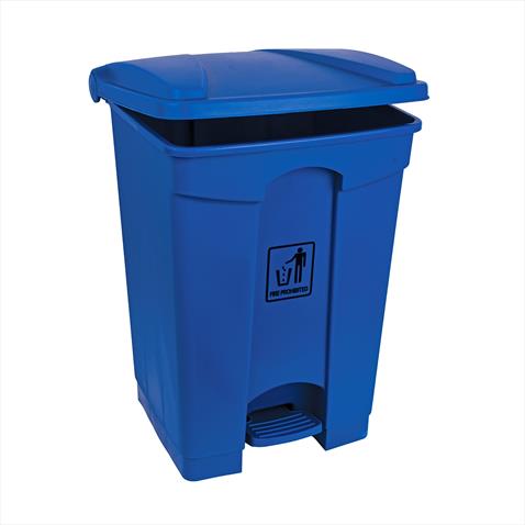 Hygienic Pedal Bin - 45 Litre - BLUE