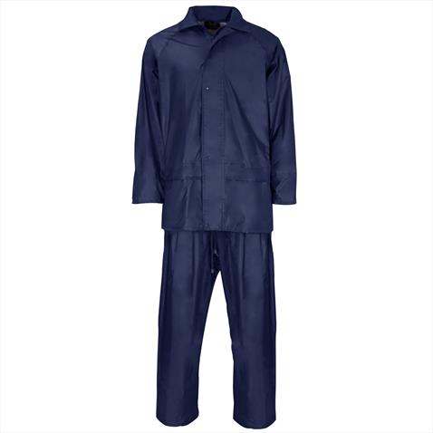 Rainsuit POLY/PVC - BLUE - MEDIUM