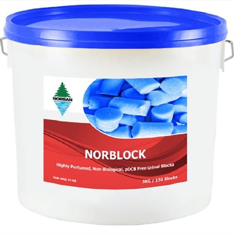 NorBlock Non-pDCB Blue Urinal Blocks 3KG