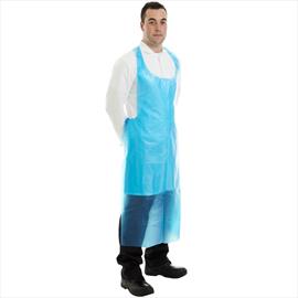 SuperTouch 50 Micron PE Aprons On A Roll - 84x138cm - 5x100 - BLUE