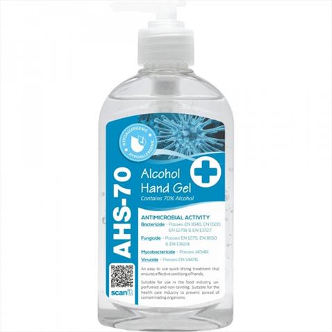 AHS 70 - Alcohol Hand Sanitiser 300ml pump bottle