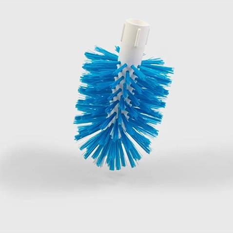 Tube Brush - 115mm Ø - Plastic Core - Medium Bristle - BLUE