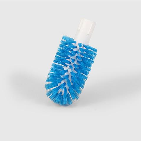 Tube Brush - 75mm Ø - Plastic Core - Medium Bristle - BLUE