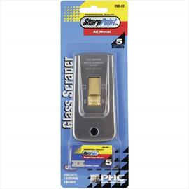 Glass Scraper Safety Knife & Blades