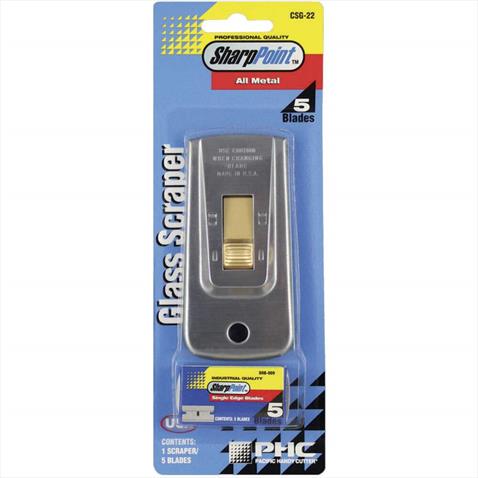 Glass Scraper Safety Knife & Blades