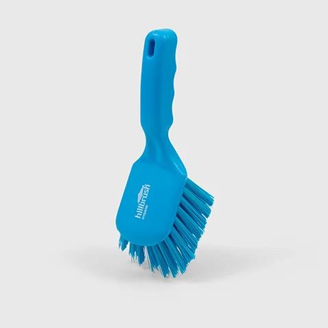 Hill Brush - Resin-Set DRS® Stiff 254mm Short Handled Brush - BLUE