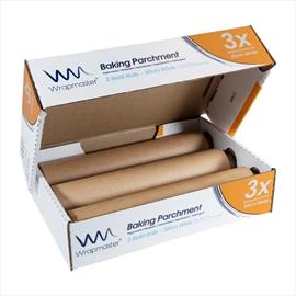 Wrapmaster Baking Parchment 300mm x 50m - PACK 3