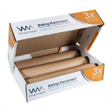 Wrapmaster Baking Parchment 300mm x 50m - PACK 3