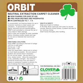 ORBIT - neutral extraction carpet cleaner 5 litres