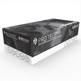 PRO.TECT Nitrile BLACK- MEDIUM - Box 100