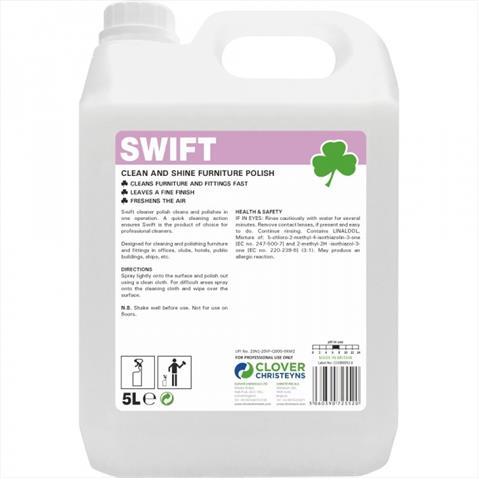SWIFT - clean & shine furniture polish 5 litres